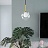 Подвесной светильник в виде стеклянного шара 10 см  Белый Матовый фото 8