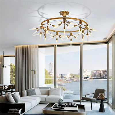 Люстра Spur Ring Chandelier фото 7