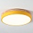 Светодиодные плоские потолочные светильники KIER WOOD 60 см  Желтый фото 12