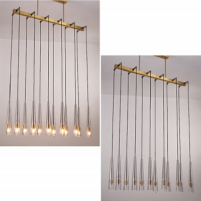 Jonathan Browning Apollinaire Linear Chandelier фото 7