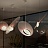 Подвесной светильник в виде композиции из двух пересекающихся эллиптических рассеивателей MARKETA 40 см   фото 4