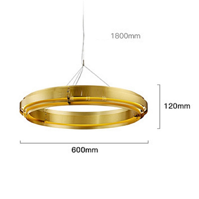 Hard Circle Chandelier фото 3