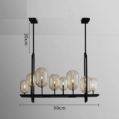 Светодиодная люстра в индустриальном стиле с имитацией свечей CANDLE 2 120 см   фото 4
