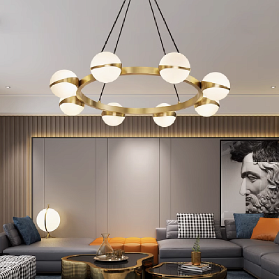 Кольцевые люстры и светильники KAIRA CH фото 13