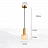 Серия подвесных светильников с плафонами различных геометрических форм из натурального белого мрамора B2 золотой фото 9