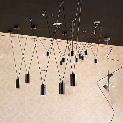 Люстра Match chandelier Vibia 2 плафона фото 13