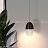 Подвесной светильник с подвесным плафоном из рельефного стекла эллиптической формы GRAPE A фото 4