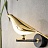Настенный светодиодный светильник в виде золотой птицы с поворотным механизмом NOMI WALL 1 плафон фото 5