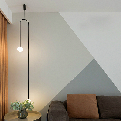 Подвесной светильник LINES 1 Черный фото 6