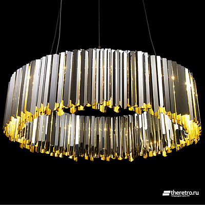 Люстра Facet Chandelier 100 см  Черный фото 4