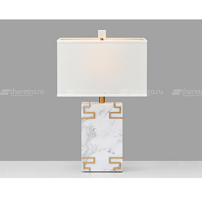 Настольная лампа Table lamp White gold фото 4
