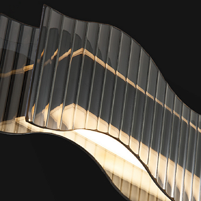 Реечный, рядный светильник CHIFFA WAVE L фото 8