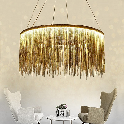 Metall Rain Chandelier фото 9