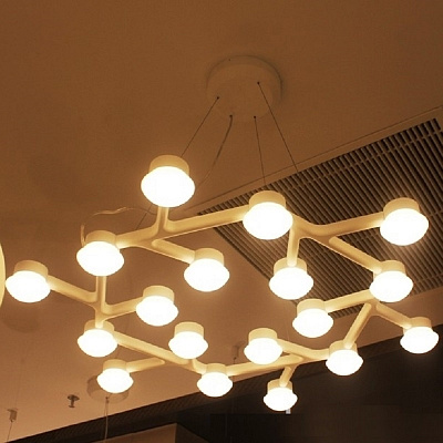 Светильник подвесной Artemide Led Net Circle 12 плафонов  фото 9