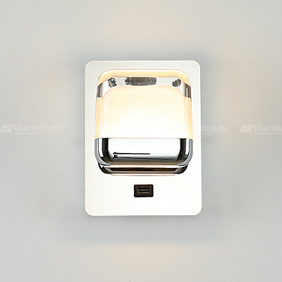 Настенный светодиодный светильник с USB портом фото 6